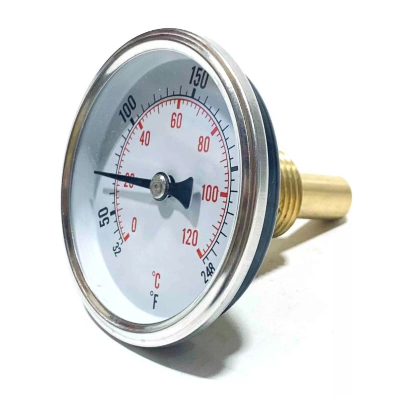 Westwood H25-90 Westwood Dial Thermometer, 1/2" NPT Thread, 2 1/2"