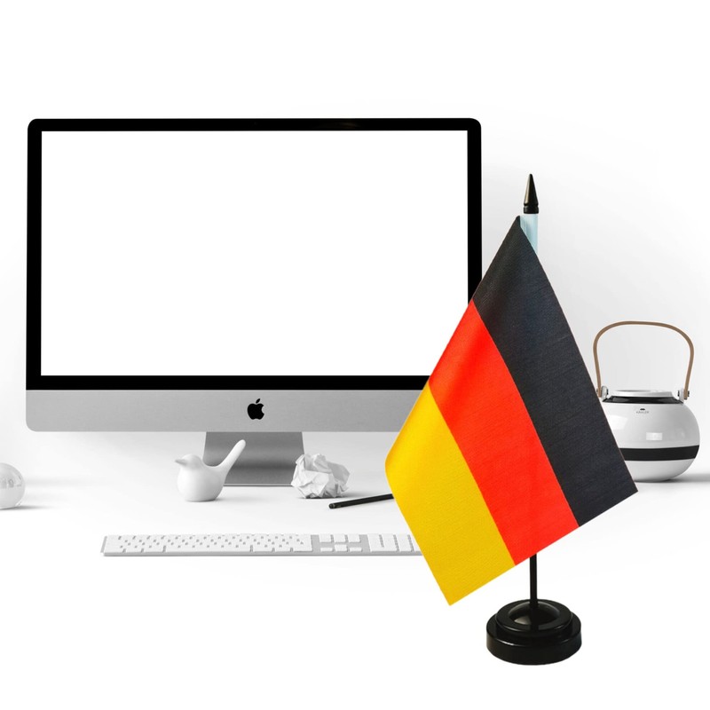 2 Pack Canada & German Desk Flag, 1 Germany Table