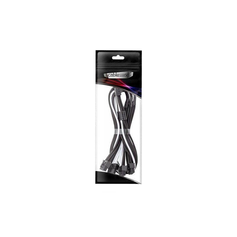 CableMod RT-Series Pro ModMesh Sleeved 12V-2x6 12VHPWR 90° StealthSense PCIe