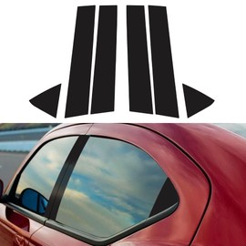 TOMALL Car Window Pillar Post Vinyl Stickers Compatible with Dodge Charger 2006-2010 Glossy Black Window Column Decals Overlay Wrap Trim Car Exterior Accessories Decoration (Glossy Black)