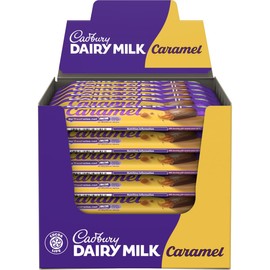Cadbury Dairy Milk Caramel Single Bar (Pack of 24)