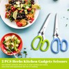 OT-NVWOZR Pack of 2 Kitchen Scissors, 5 Blades, Stainless Steel
