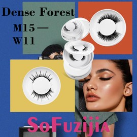 Ginani Magnetic Eyelashes,Magnetic Eyelashes with Applicator Reusable Magnetic Lashes No Glue Needed Magnetic Eyelashes without Eyeliner Natural Look Magnetic Eyelashes Magnetic Lashes