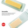 Copco Butter Dish with Clear Lid and Measurment Guide, 7.2
