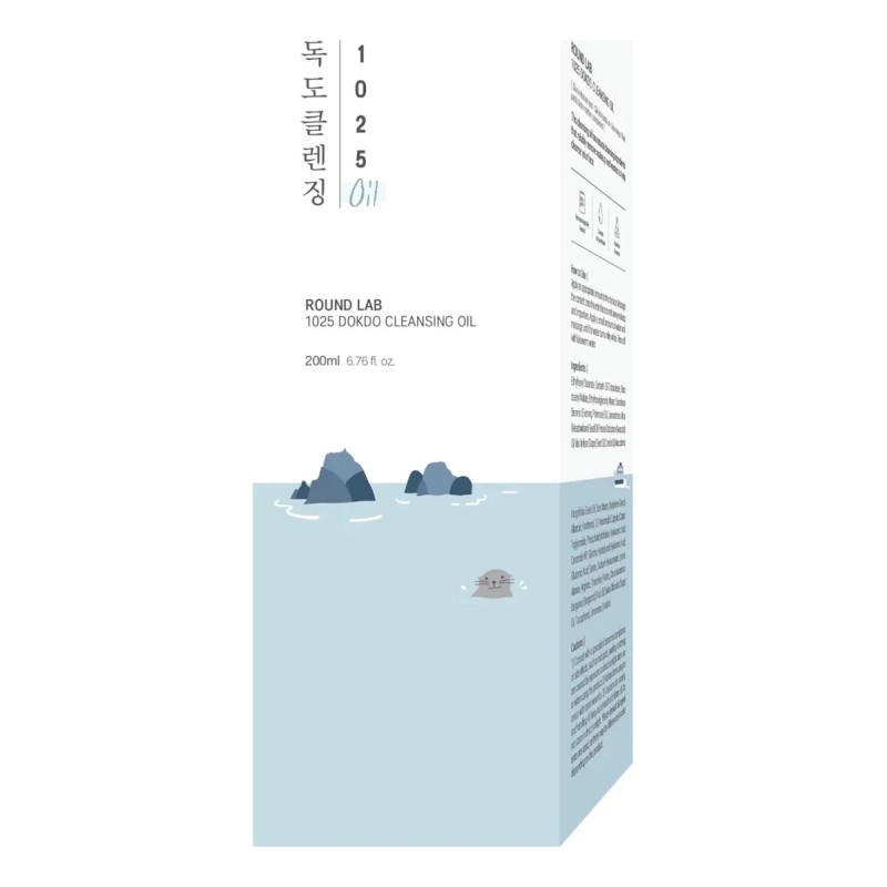 Aceite Limpiador Facial Round Lab 1025 Dokdo De 200ml