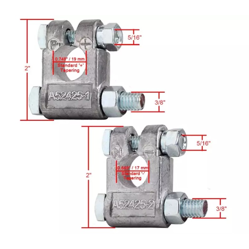 Standard Marine Military Spec Heavy Duty Top Post Battery Terminal