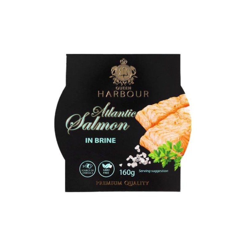 Queen Harbour Atlantic Salmon in Brine, 160g