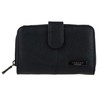 Lorenz Ladies Zip Around Purse Black