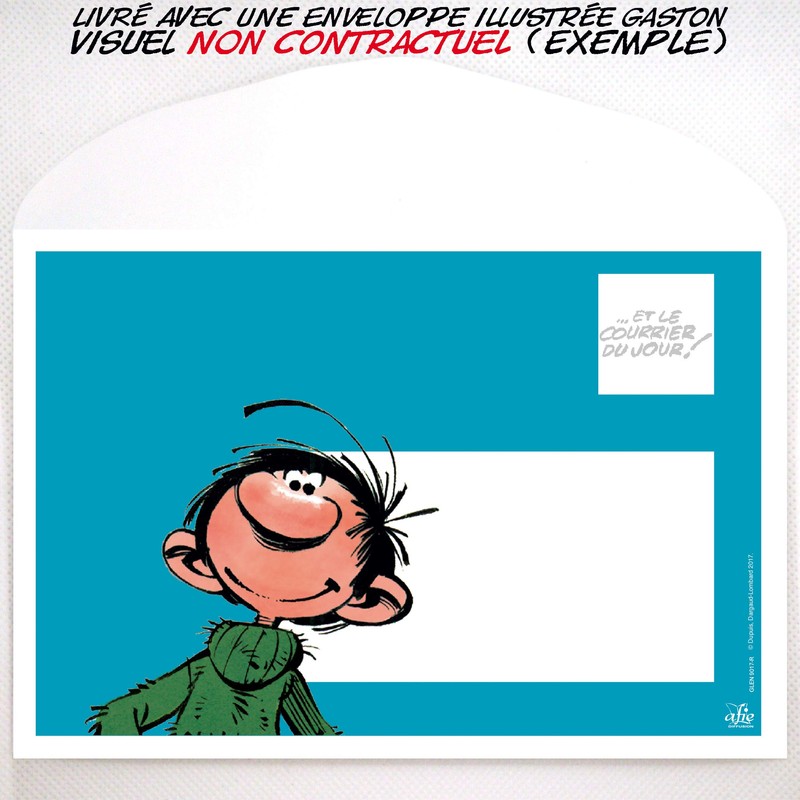 Gaston Lagaffe Leaving Card