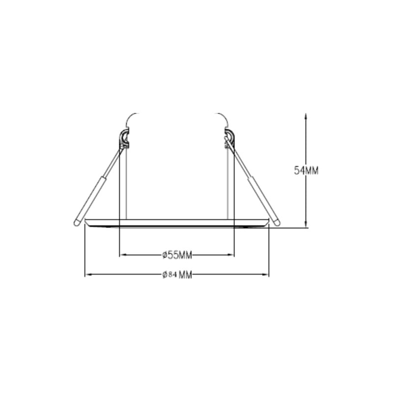 Knightsbridge Fire Rated LED Downlight, 5 W, Cool White