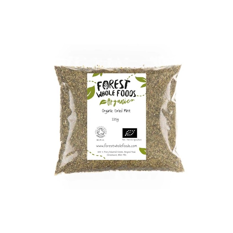 Organic Dried Mint - Forest Whole Foods (125g)