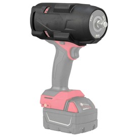 FitseN Suitable For Milwaukee M18 fuel 1/2"" High Torque Impact Wrench Boot - Bare Tool, Model #49-16-2967, 6.9 x 3.3 x 3.7 In, Black