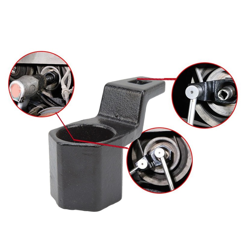 Crankshaft Pulley Wrench Large Torque Black Coating Crank Pulley Holding