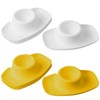 Fackelmann Set 3 pz Porta Uova in Plastica Alimentare ABS
