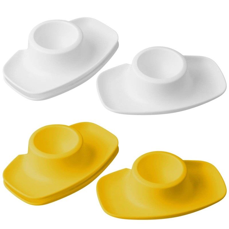 Fackelmann Set 3 pz Porta Uova in Plastica Alimentare ABS