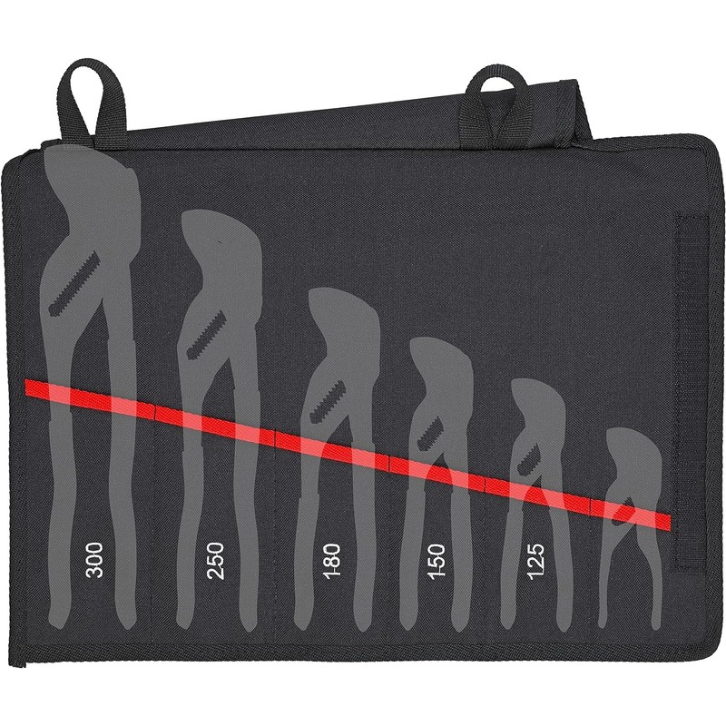 KNIPEX Roll Bag for Pliers Wrench Empty 6 Compartments 340