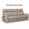 JIVINER 8-Piece Recliner Sofa Covers Stretch Jacquard Couch Covers for