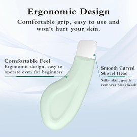 Deep cleansing silicone facial scraper, skin cleansing facial scraper, can be put into the beach bag, skin care blackhead removal tool for men and women