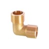 Threaded Fittings Brass Pipe, 90 Degree Elbow Connector Brass Hose