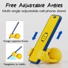 EnerCharge Smiley Cell Phone Holder-2 Pcs, 360°Adjustable Cell Phone Supports，Bright