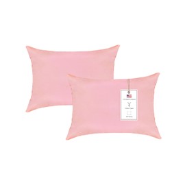 A1 HOME COLLECTIONS A1HC Luxurious Outdoor Waterproof Pillow Covers 12x20 Inches (Pack of 2, Pink Flare), Throw Pillow Covers for Pool Areas, Garden, Sofa, Chairs, Beds, Tent, Patio