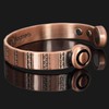 Solid Copper Magnetic Bracelet Men's Women's Copper Bangle Cuff Large