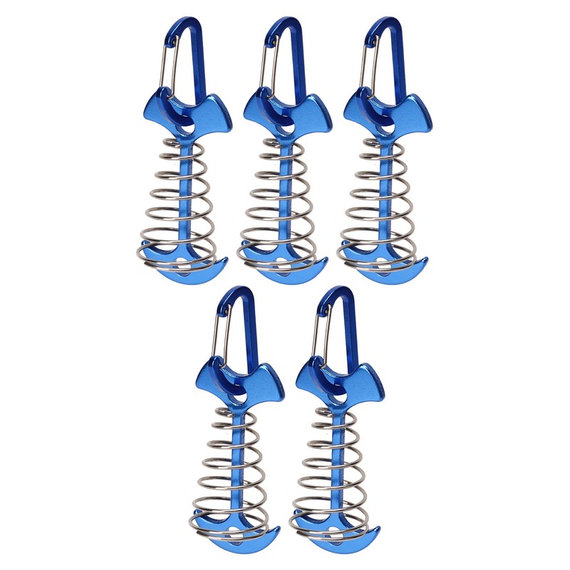 5pcs Fishbone Tent Nails Large Deck Boards Camping Tent Fixing