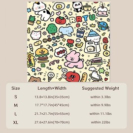 Cat Grooming Wrap Anti-Scratch Adjustable Grooming Bag for Cats, Self-Adherent, Anti-Bite, Anti-Scratch, Anti-EscapePerfect for Nail Clipping, Ear Cleaning, and Teeth Brushing (S)