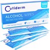 Cutiderm Pre-Injection Alcohol Wipes/Swabs Box of 100 Sachets