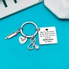 Ximalun Nurse Thank You Gifts RN Nurse Keyring Nurse Practitioner