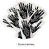 QSTOHENA Pack of 14 Indian Arabic Henna Tattoo Stencils Kit