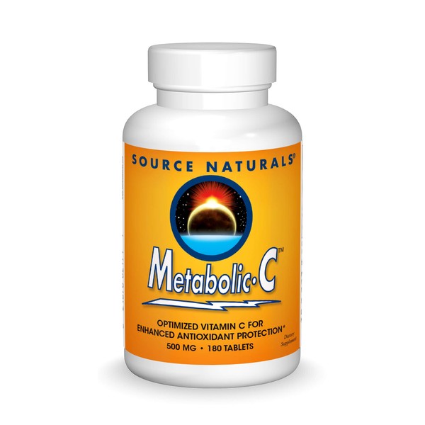 Source Naturals Metabolic C 500 mg Vitamin C - 180 Tablets
