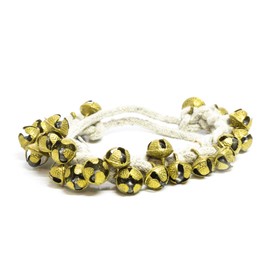 Foot Clamps Band Brass Ghunguru from India Bells 13 mm Rhythm Women Dance Percussion World Music Medieval Gaukler Fasnet Carnival Carnival