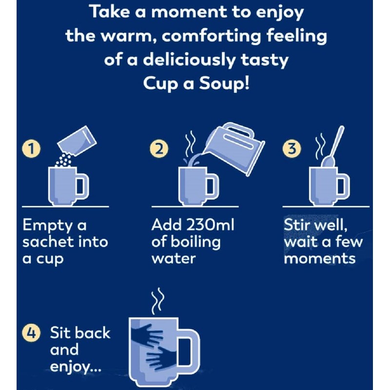 Batchelors Cup a Soup with Croutons Tomato and Vegetable 4