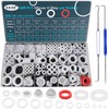 KEZE 660 PCS 18 Size Clear Food Grade Silicone O