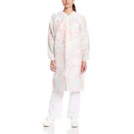 ValuMax 3660PGOL Extra-Safe, Wrinkle-Free, Noble Looking Disposable SMS Knee Length Lab Coat, PGO Multicolor, L, Pack of 10