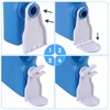 2-Pack White Laundry Detergent Cup Holder & Nozzle Force-Saving Switch,