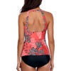 Holipick Traje de baño Tankini de Dos Piezas para Mujer,