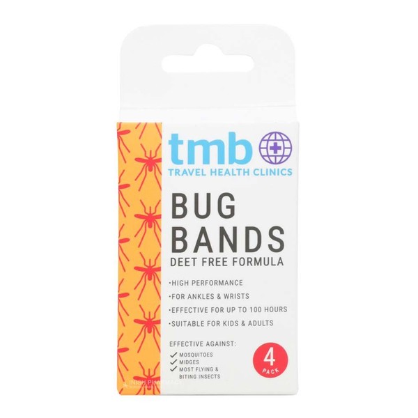 TMB Bug Bands Deet Free Formula 4 Pack