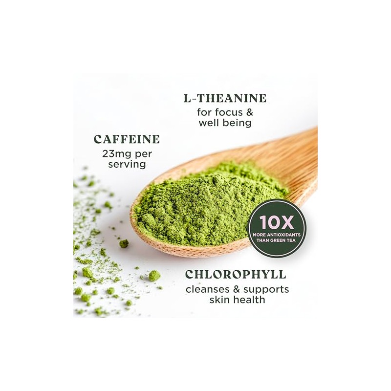 Harmony Lavender Matcha Powder Sticks - Calming and Antioxidant-Rich
