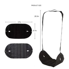 Portable Footrest Ergonomic Adjustable Flight Footrest for Relaxing Your Feet and Legs .Travel Suitable for Airplane, Bus, Train, Office.