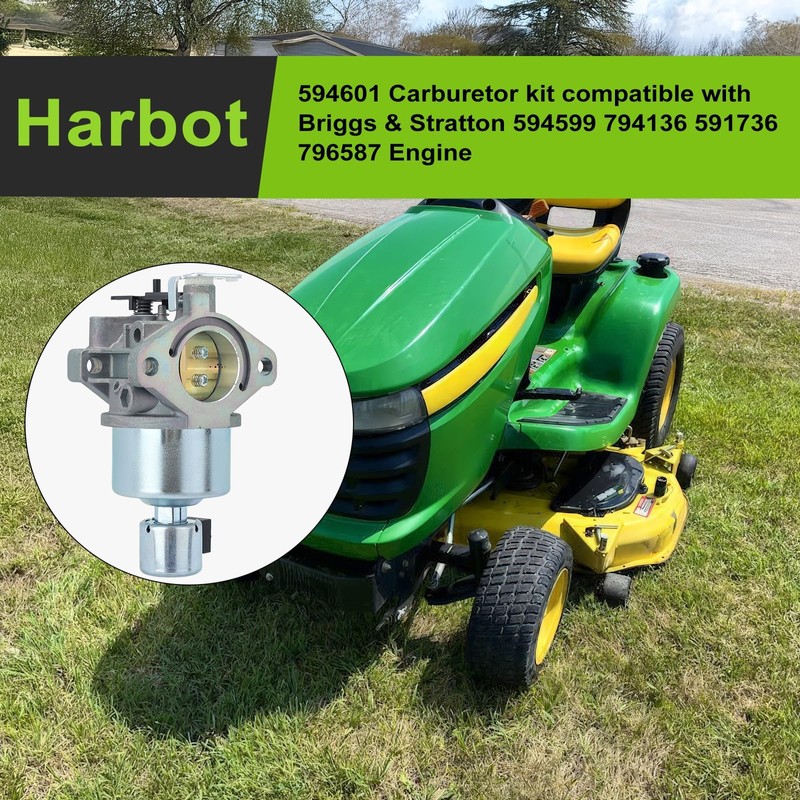 Harbot 594605 Carburetor for Brigs and Straton 594601 591734 595535