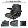 Universal Forklift Seat with Adjustable Angle Back, Tractor Seat Replacement
