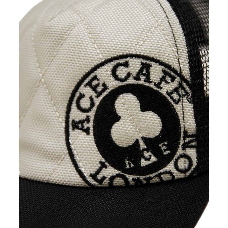 ACE CAFE LONDON MESH CAP C.GD/BK Free Size AC003NM
