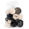 ANDALUCA Decorative Balls Bag Bowl Filler Home Decor (Black &