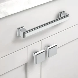 Asidrama 10 Pack 5 Inch(128mm) Polished Chrome Kitchen Cabinet Handles Cabinet Pulls Kitchen Cabinet Hardware for Cupboard Drawer Pulls