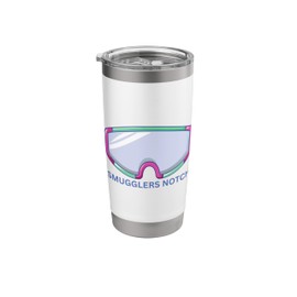 Smugglers Notch Vermont Ski Goggles Stainless Steel Insulated Tumbler