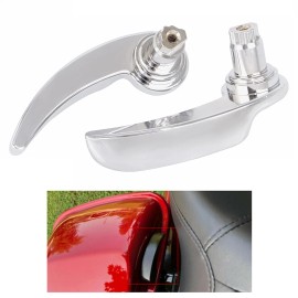 Unbranded Chrome Saddlebag Lid Lifter Latch Lever For Harley Street Glide FLHX Road King