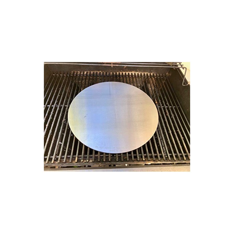 KettlePizza 15” Pizza & Grilling Steel - Heavy Gauge, Stainless