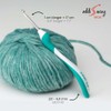 AddiSwing Maxi Crochet Hook, 6.0mm Dark Blue
